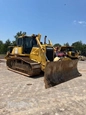 Used Bulldozer,Used Bulldozer in yard,Used Komatsu in yard,Front of used Bulldozer